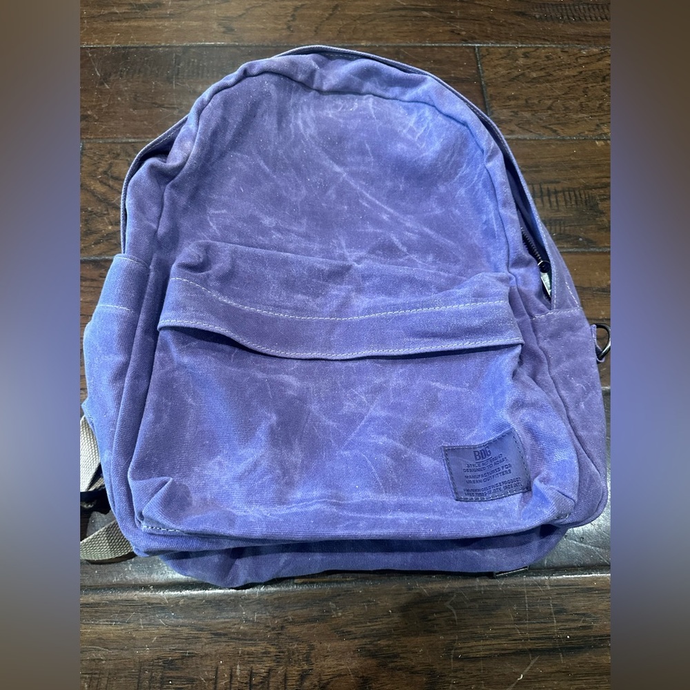 BDG Purple Kids Canvas Multiuse  Backpack